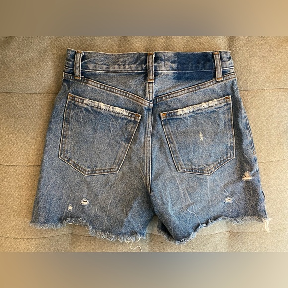 Abercrombie & Fitch High Rise 4” Denim Shorts - Picture 3 of 4